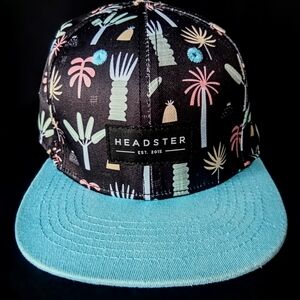 Kids Headster Black and Blue Snap Back Hat